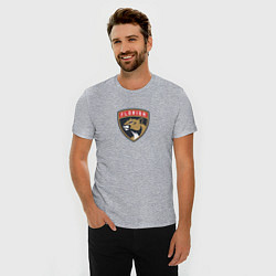 Футболка slim-fit Florida Panthers NHL, цвет: меланж — фото 2