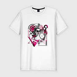 Футболка slim-fit Expression Four, цвет: белый
