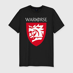 Футболка slim-fit Warhorse logo, цвет: черный