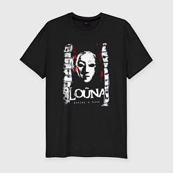 Футболка slim-fit Louna behind a mask, цвет: черный