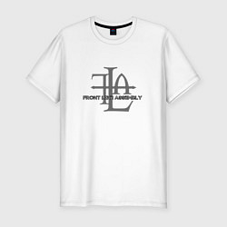 Футболка slim-fit Front Line Assembly - Logo, цвет: белый