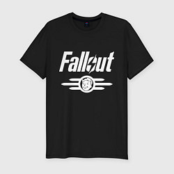 Футболка slim-fit Fallout - vault 33, цвет: черный