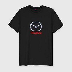 Футболка slim-fit Mazda logo, цвет: черный