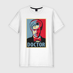 Футболка slim-fit Doctor, цвет: белый