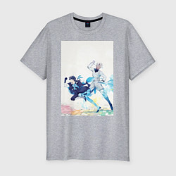 Футболка slim-fit Ванитас Ной Архивист, цвет: меланж