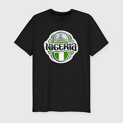 Футболка slim-fit Нигерия, цвет: черный