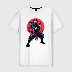 Футболка slim-fit Warrior ninja, цвет: белый