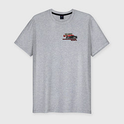 Футболка slim-fit Rx7 sportcar, цвет: меланж