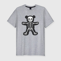 Футболка slim-fit Skeletor bear, цвет: меланж