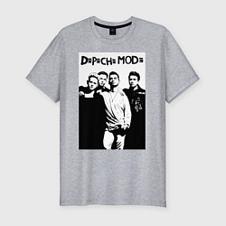 Футболка slim-fit Depeche mode all, цвет: меланж