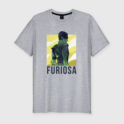 Футболка slim-fit Фуриоса, цвет: меланж
