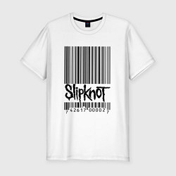 Футболка slim-fit Группа Slipknot, цвет: белый