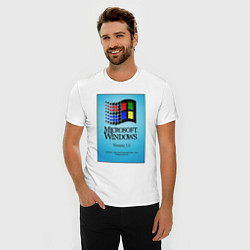 Футболка slim-fit Windows 3, цвет: белый — фото 2