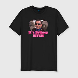 Футболка slim-fit Michael Scott its Breatney B*tch - the office, цвет: черный