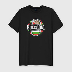 Футболка slim-fit Bulgaria, цвет: черный