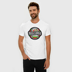 Футболка slim-fit Bulgaria, цвет: белый — фото 2