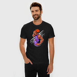 Футболка slim-fit Vince Carter dunker, цвет: черный — фото 2