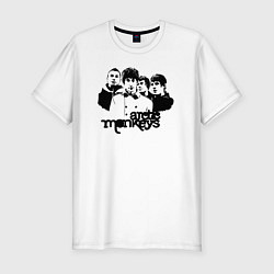 Футболка slim-fit Arctic Monkeys band, цвет: белый