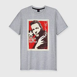 Футболка slim-fit Joe Strummer of the Clash, цвет: меланж