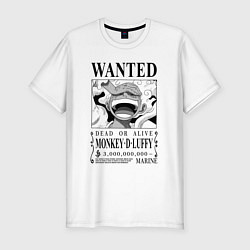 Мужская slim-футболка Wanted Monkey D Luffy