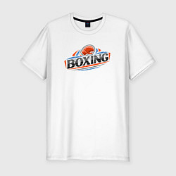 Футболка slim-fit Boxing team, цвет: белый