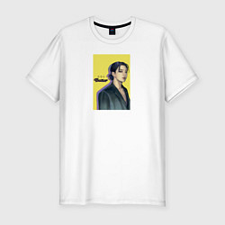 Футболка slim-fit JK Butter, цвет: белый