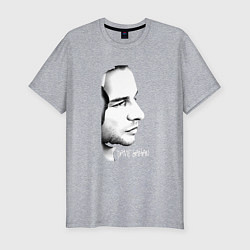 Футболка slim-fit Dave Gahan from depeche mode face, цвет: меланж