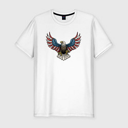 Футболка slim-fit Eagle - America, цвет: белый