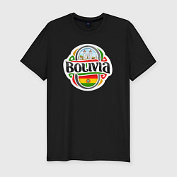 Футболка slim-fit Bolivia, цвет: черный