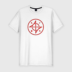 Футболка slim-fit Ateez лого, цвет: белый