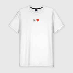 Футболка slim-fit BTS - Jin, цвет: белый