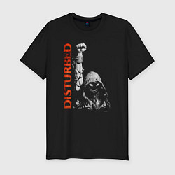 Футболка slim-fit Disturbed rock band, цвет: черный