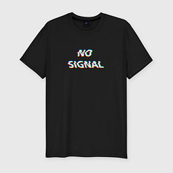 Футболка slim-fit No signal neon, цвет: черный