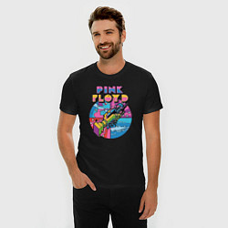 Футболка slim-fit Pink Floyd band rock, цвет: черный — фото 2