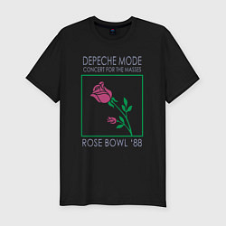 Футболка slim-fit Depeche Mode - Rose Bowl 88, цвет: черный