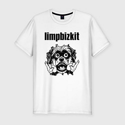 Футболка slim-fit Limp Bizkit - rock dog, цвет: белый