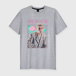 Футболка slim-fit Depeche Mode 80s Dave, цвет: меланж