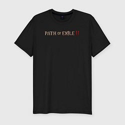 Футболка slim-fit Path of exile 2 logotype, цвет: черный