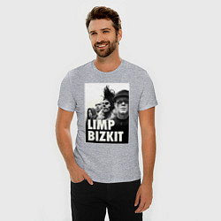 Футболка slim-fit Limp Bizkit all, цвет: меланж — фото 2