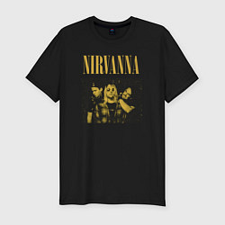 Футболка slim-fit Nirvana tribute, цвет: черный