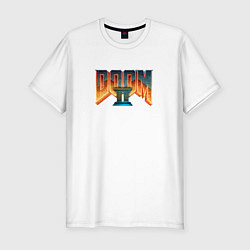 Футболка slim-fit Doom 2, цвет: белый