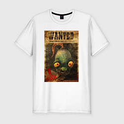 Мужская slim-футболка Oddworld - wanted