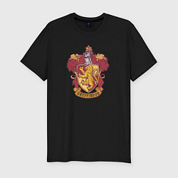 Футболка slim-fit Факультет Гриффиндор, цвет: черный