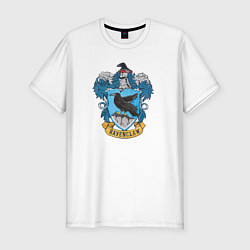 Футболка slim-fit Ravenclaw факультет, цвет: белый