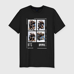 Футболка slim-fit Bts selfie, цвет: черный