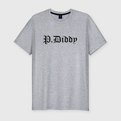 Футболка slim-fit Rapper P Diddy - meme, цвет: меланж