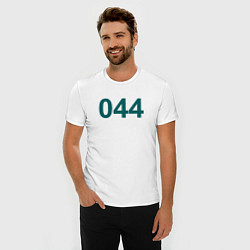 Футболка slim-fit 044 - Игра в кальмара, цвет: белый — фото 2