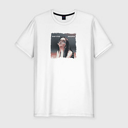 Футболка slim-fit Карина aespa, цвет: белый
