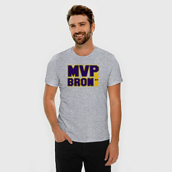 Футболка slim-fit Lebron James MVP, цвет: меланж — фото 2