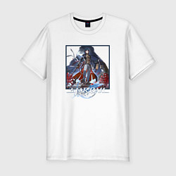 Футболка slim-fit Блэйд, цвет: белый